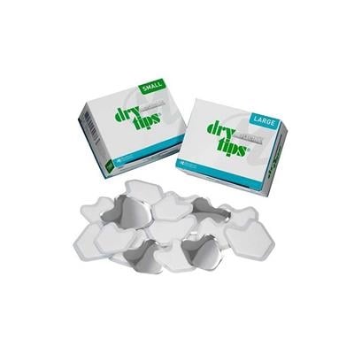 Microbrush Reflective DryTips, Small (Child), Silver, 50/Box, 291727