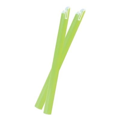 BeeSure Comfy HVE Tips, Green with White Edge, Vented, Cushioned, Fits 11mm Suction Holders, 100/Bag, BE306