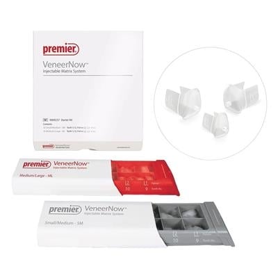 VeneerNow Injectable Matrix System Starter Kit, 48 Matrices (Teeth 5-12, SM/ML), 9069237
