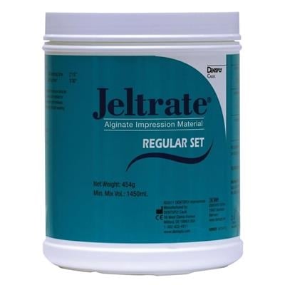 Jeltrate Alginate Impression Material, Regular Set, Beige, 1 lb Canister, 608503