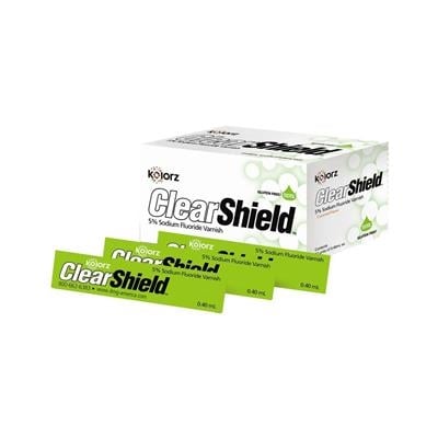 Kolorz ClearShield 5% Sodium Fluoride Varnish, Bubblegum, 0.4 mL Unit Dose, 200/Box, 799504