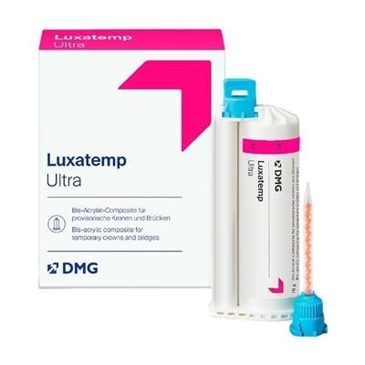 Luxatemp Ultra Automix Temporary Crown & Bridge Material, Shade A3.5, 76 g Cartridge Refill with 15 Mixing Tips, 110909