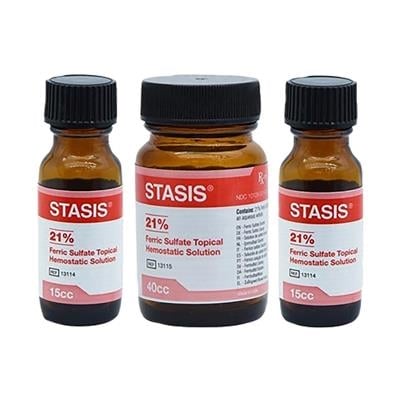 Pac-Dent Stasis Solution Hemostatic Retraction Liquid, 40ml Bottle
