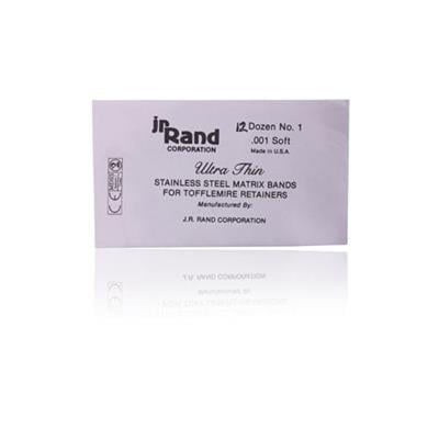 Tofflemire Matrix Bands #1, .001" Regular, 1001 (JR Rand)
