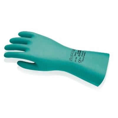 Ansell Sol-Vex Utility Gloves, Size 9, Latex, Reusable, 22 mil, 18", Micro-textured, Pair