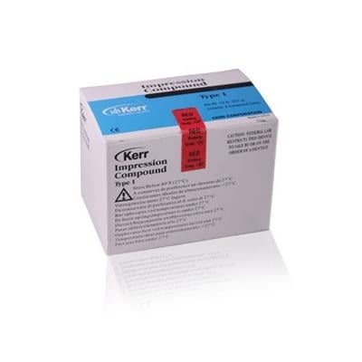 Kerr Impression Compound Cakes, Gray, 1/2 lb (227 g) Each, Box of 8, 00452
