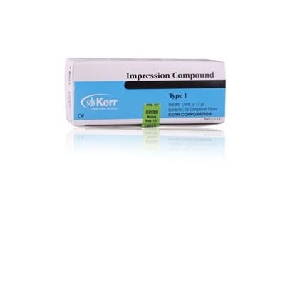 Kerr Impression Compound Sticks, Gray, 1/4 lb (113 g), Box of 15, 00455