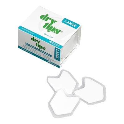 Microbrush DryTips Cotton Roll Substitute, Small (Child), White, 50/Box, 291543