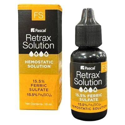 Retrax FS Hemostatic Solution, 15.5% Ferric Sulfate, 15mL Bottle, 15-640