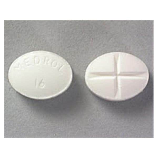 Medrol Tablets 16mg, 50/Bottle, 01KEZKNNQVKBQ7RB2P5W1DG9CZ