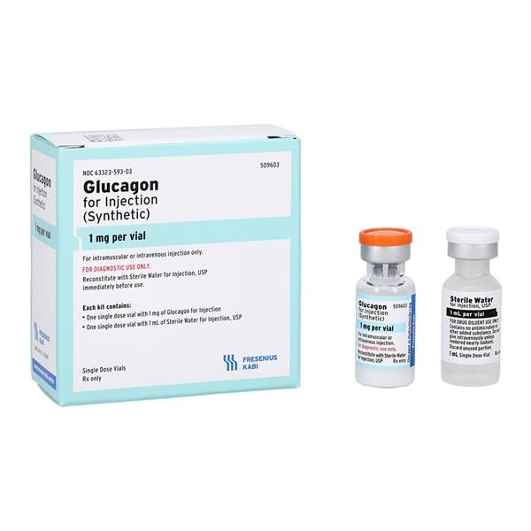 Glucagon Injection 1mg Diagnostic Use Kit, Each, 01KEZKNTB5WVT638AAF5W1RSMR