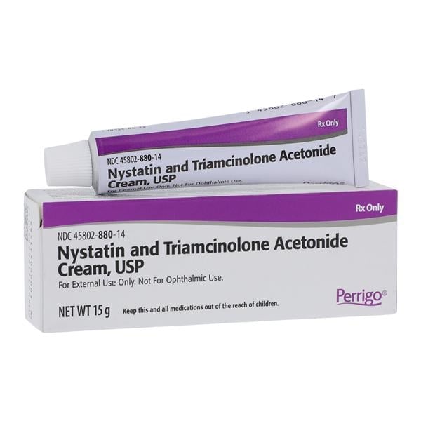 Nystatin/Triamcinolone Topical Cream 100,000U/gm Tube 15gm Each, 01KEZKNNH57CWSCWN7XHZ6MVEP
