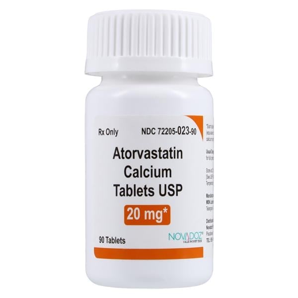 Atorvastatin Calcium Tablets 20mg, 90 Count Bottle, 01KEZKNNNJJZHVB4FSKWJMQYFS