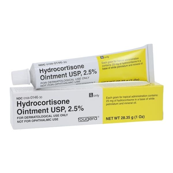Sandoz Hydrocortisone Topical Ointment 2.5%, Tube, 01KEZKNNRRE8NAGSRB2CX3BPSY