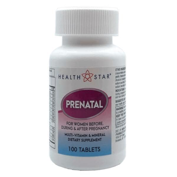 Geri-Care Prenatal Vitamin Old Formula, 100 Tablets/Bottle, 01KEZKNPJX8V18RSAYP3C07264