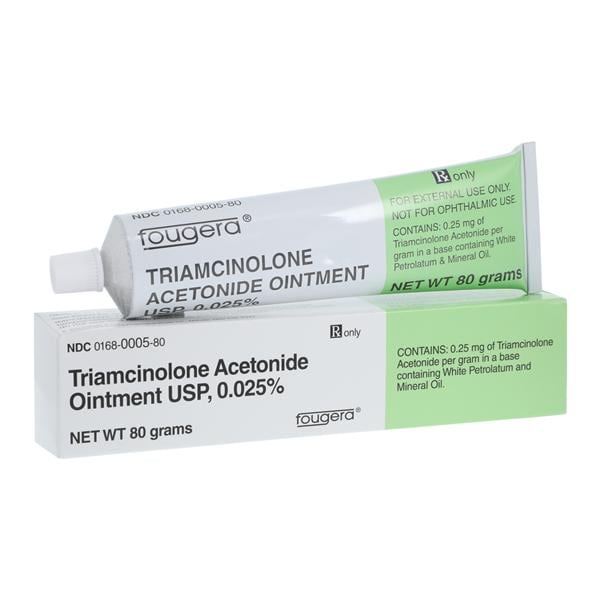 Triamcinolone Acetonide Topical Ointment 0.025% Tube 80g, 01KEZKNNMZH876SBHT532SS6RF