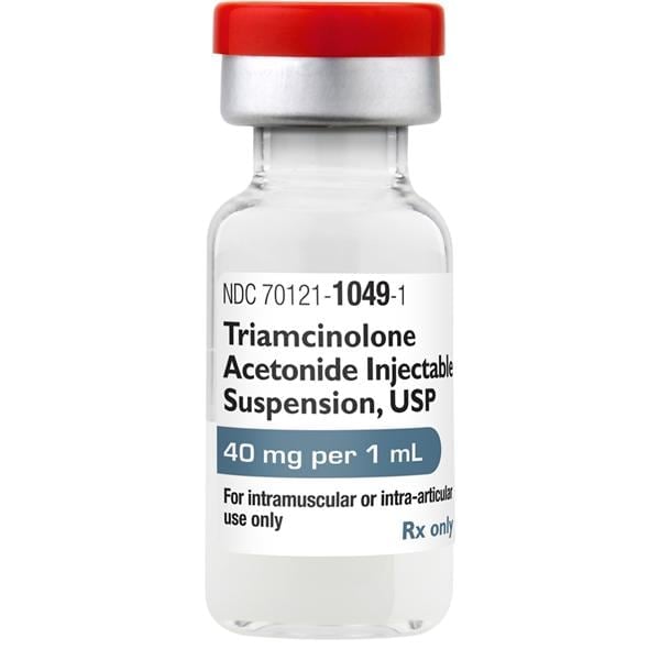 Triamcinolone Acetonide Injection 40mg/mL SDV 1mL Each, 01KEZKNNZMDNQJF7S31HM8CP5N
