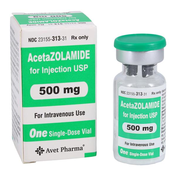 Acetazolamide Sodium Injection 500mg/Vial Powder SDV 10mL Each, 01KEZKNW23H0DXQDVSKTBSGRG4
