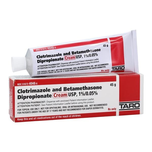 Clotrimazole/Betamethasone Dipropionate Topical Cream 1%/0.05%, 45g Tube, 01KEZKNN9RHDT329PCSHDS1XWW