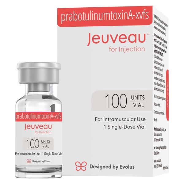 Jeuveau Injection 100U/Vial SDV Each, 01KEZKNNN8K32SRQYVMS080019
