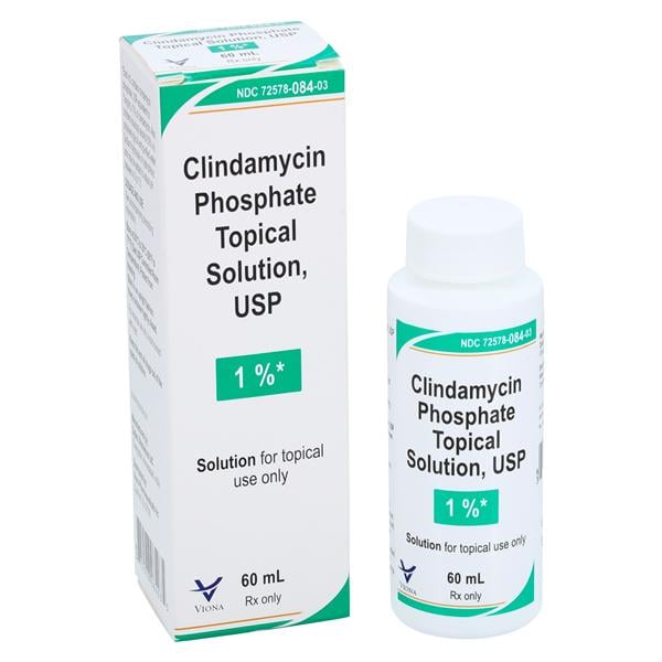 Clindamycin Phosphate Topical Solution 1%, 60mL Bottle, 01KEZKNP4MPFZ2GMV072GYYSVX