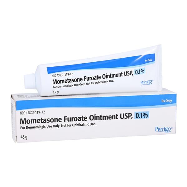 Mometasone Furoate Topical Ointment 0.1%, 45g Tube, 45/Box, 01KEZKNPD9YCCP1YZJR4Q56X8X