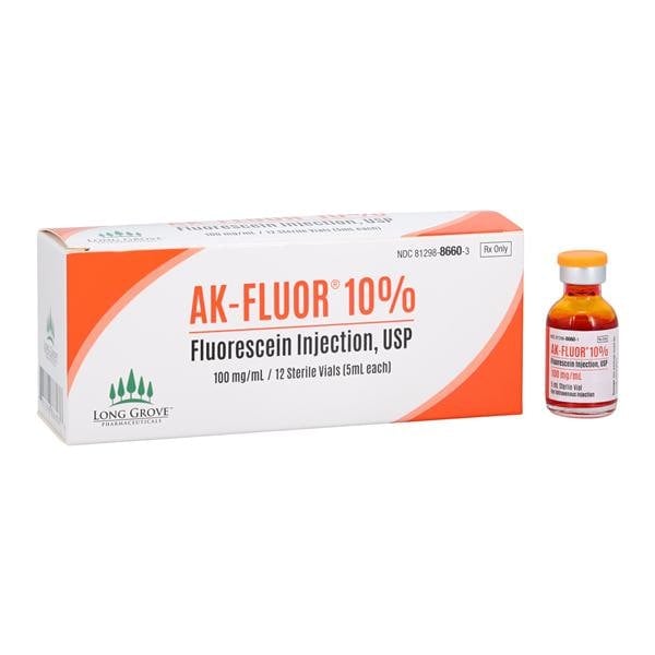 AK-Fluor Injection 10% SDV 5mL 12/Package, 01KEZKNSFQ0GDS08ZAVAN4ZA3E