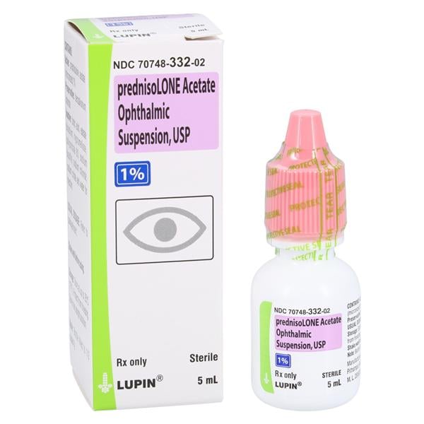 Prednisolone Acetate Ophthalmic Suspension 1% Bottle 5mL Each, 01KEZKNT7S6CH3CSVKMME365TY