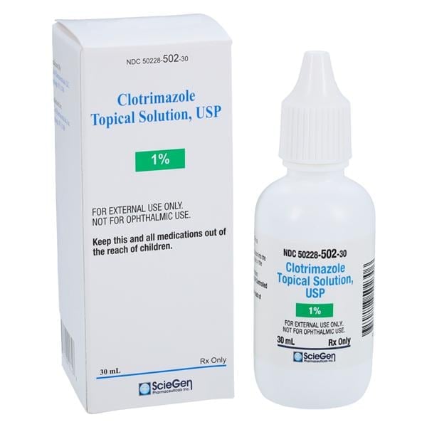 Clotrimazole Topical Solution 1% Bottle 30mL Each, 01KEZKNNCC67Z66A25KR1YDPBQ