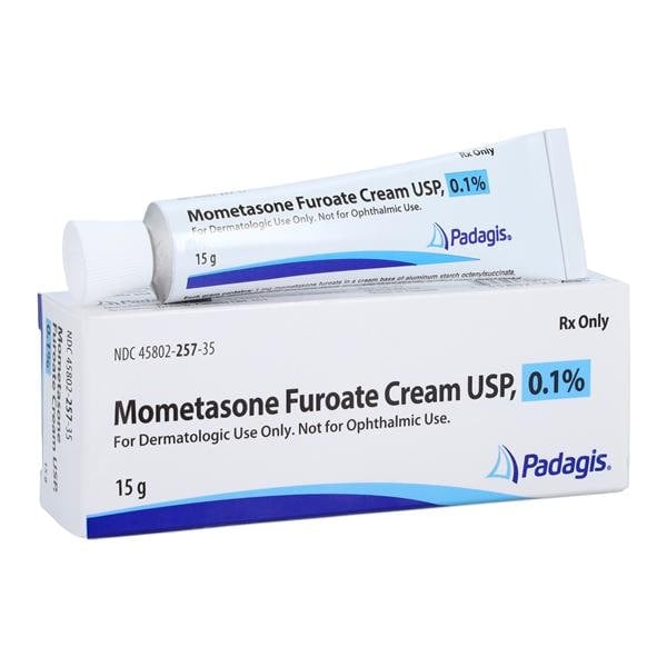 Mometasone Furoate Topical Cream 0.1%, Tube, 15/Box, 01KEZKNNGQNK5TWKT4VQH9K0GS
