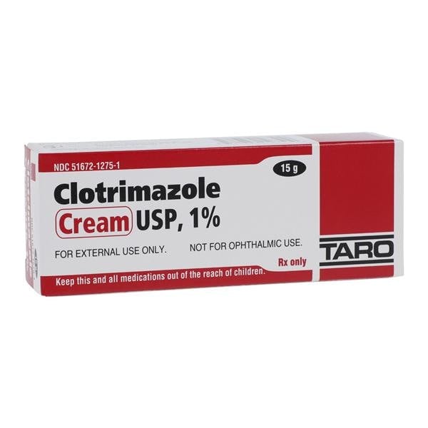Clotrimazole Topical Cream 1%, 15gm Tube, Taro Pharmaceutical, 01KEZKNP4BF6PZQNYK8HB3ABJE
