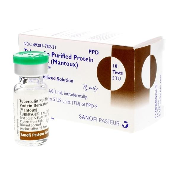 Tubersol PPD Tuberculin Injection 5TU/0.1mL, 10 Tests, MDV 1mL, 01KEZKNPT98TAB91BM5G8G786N