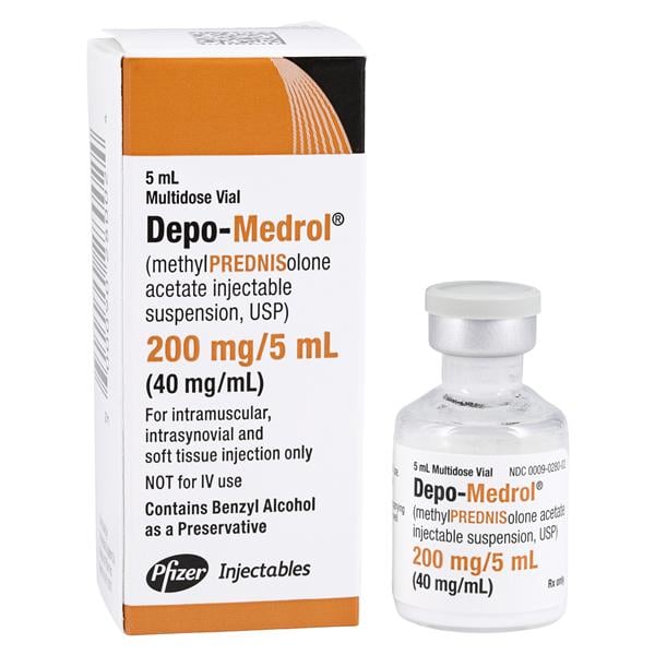 Depo-Medrol Injection 40mg/mL MDV 5mL Each, 01KEZKNP6KN63HDWAVGVNSX3ZC