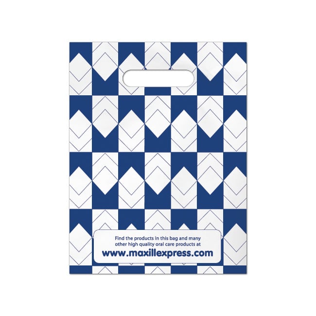Maxill Adult Plastic Loot Bag, Diamond Pattern, 9" x 11.8", 100/Pk