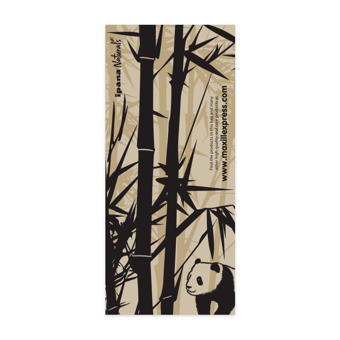 Maxill Paper Loot Bag, Naturals, 3.9" x 9", Peel and Seal, 100/Pk