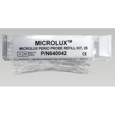 Microlux Perio Probe Fiber Refills, Pack of 25 Disposable Fibers, 01KYV9DPQ6BWTAAP2W58VR45J4