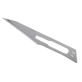Bard-Parker #25 Non-Sterile Carbon Steel Surgical Blades with BD Rib-Back Design, 6 Individually Packaged Blades