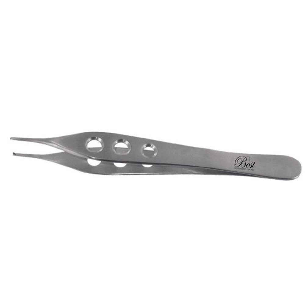 Best Stainless Steel Adson Teeth Tweezers, 1/2, Straight, 12cm, 1/Pk
