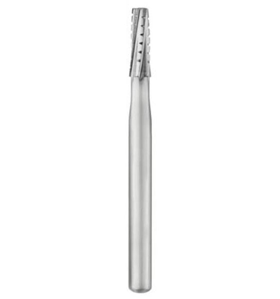 Cargus FG #702 Taper Fissure Crosscut Carbide Bur, 10/Pk