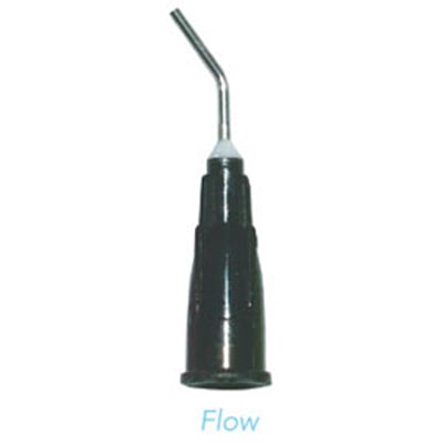 MARK3 Pre-Bent Needle Applicator Tips, 19 Gauge, Black, Blunt End, Disposable, 100/Pk