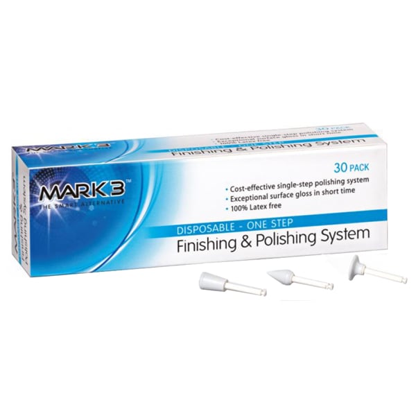 MARK3 Disposable Finishing & Polishing Intro Kit, 10 Points, 10 Disks, 10 Cups
