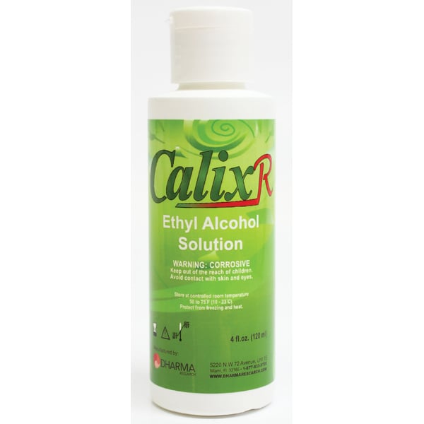 Calix-R Ethyl Alcohol Rinse, 95% Concentration, 120 ml Bottle (4 oz)