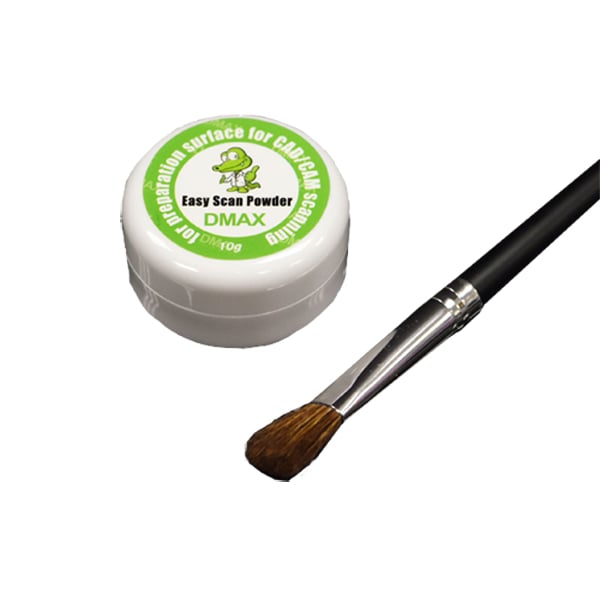 Dmax Easy Scan Powder, 10g Jar with Brush, CAD/CAM Surface Preparation