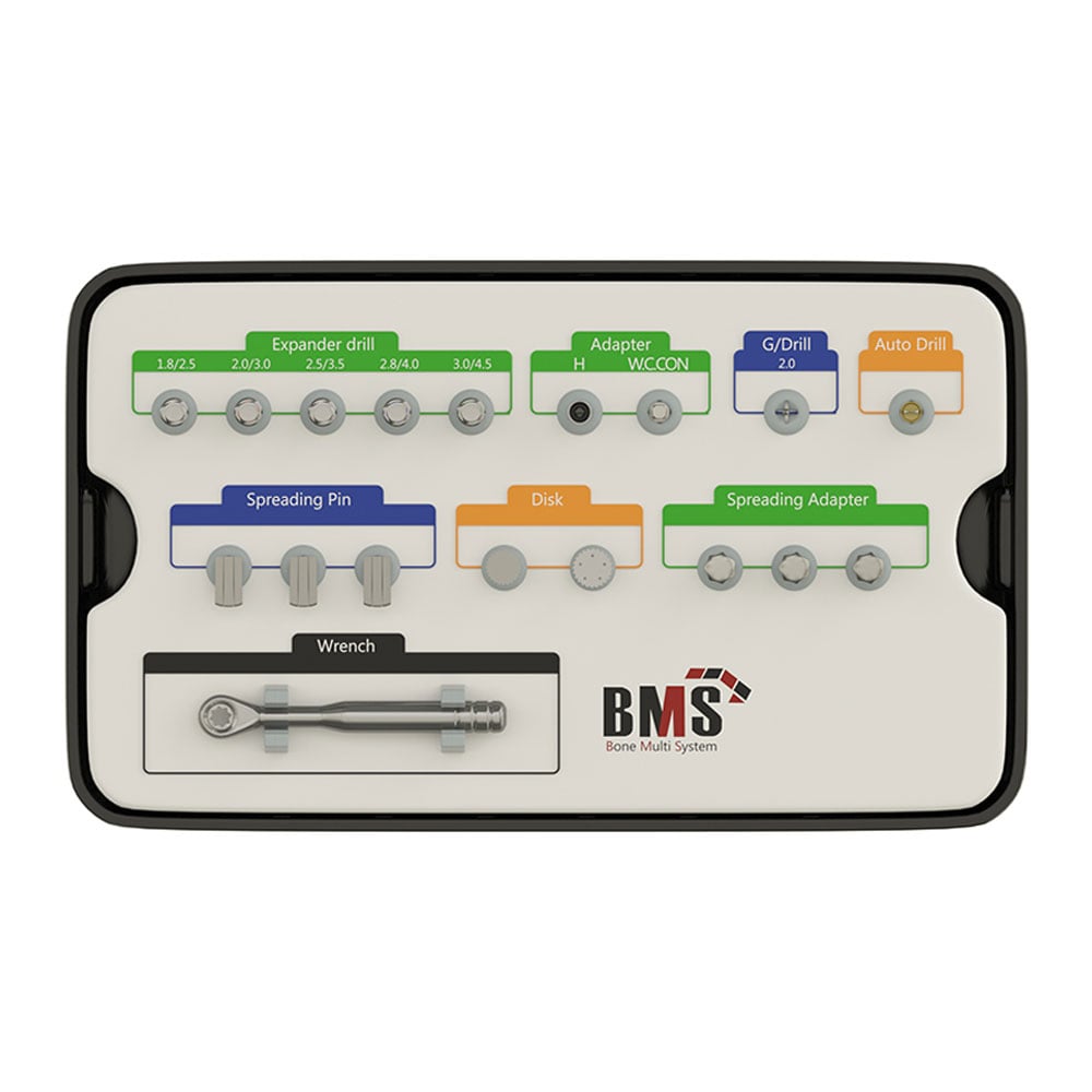 DSI Bone Multi System Kit (Expander Drills, Guide Drill, Saw Disks, Wrench, Chisel, and More)