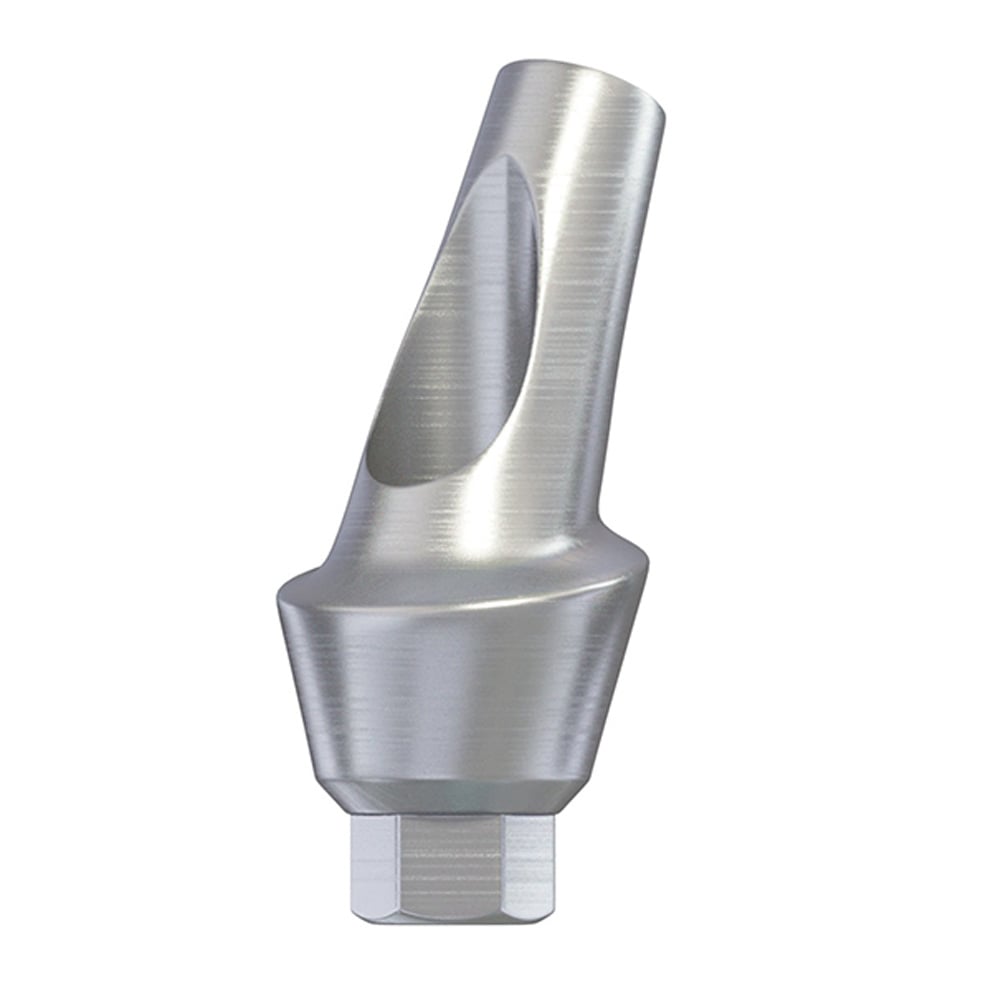 DSI 25° Angulated Anatomic Titanium Implant Abutment, Ø2.42mm RP Internal Hex, GH 2.0mm, 1/Pk