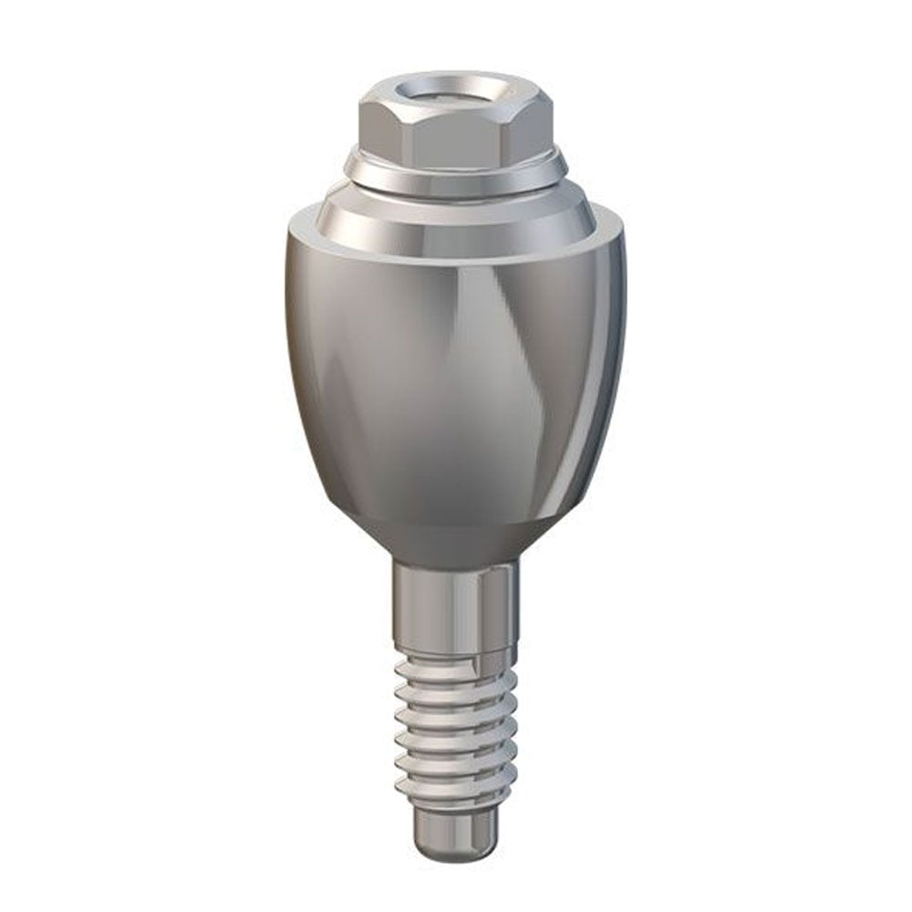 DSI Straight Multi-Unit Abutment, MIS SP Compatible, Ø4.8mm x 4mm Gingival Height, 1/Pk
