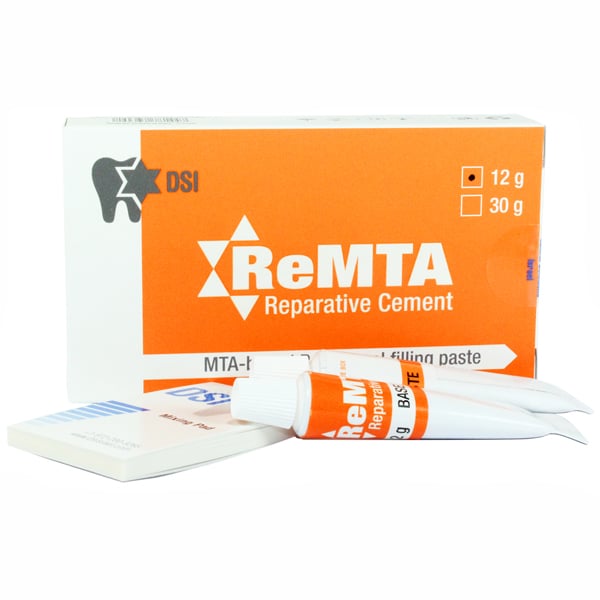ReMTA Endodontic Sealer Root Canal Filling Material Paste, 2 Tubes/Box (7.2g Base, 4.8g Catalyst)