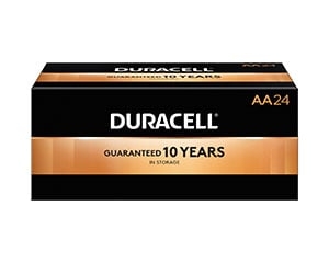 Duracell Alkaline Battery, Size AA, 144 per Case, UPC# 51548