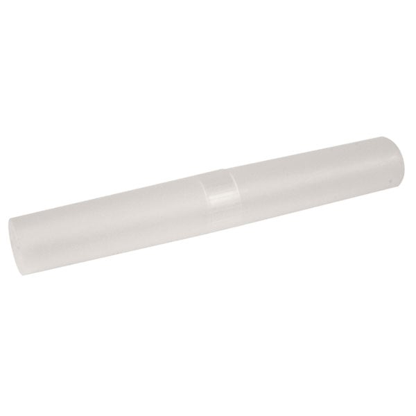 Dynarex Toothbrush Holders, Plastic 2-Piece Tube, Ivory, 100/Case