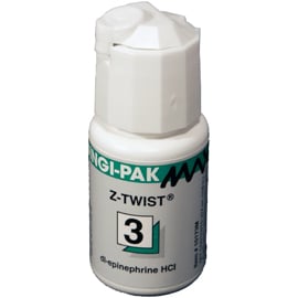 Gingi-Pak Gingi-Plain Z-Twist Weave Retraction Cord, #3 Thick, Non-Impregnated, 100% Cotton, 72" per Bottle, #11173